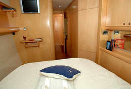 Cabine double sur le catamaran Eleuthera 60