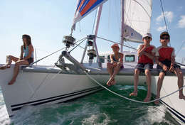 Croisière en famille en catamaran 