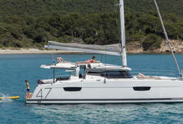 Catamaran Saona 47 mouillage