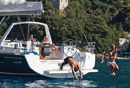 Plongeon du bateau à voile