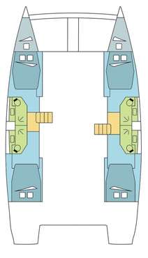 Plan catamaran Bali 4.5