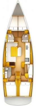 Plan voilier Sun Odyssey 509