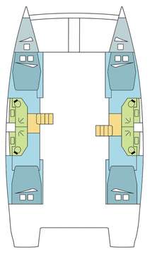 Plan catamaran Bali 45