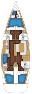 Plan Voilier Cyclades 50.5