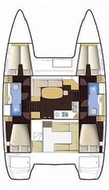 Plan Lagoon 400 en Corse