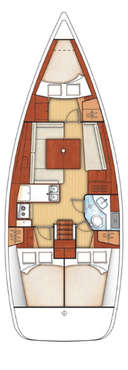 Plan Voilier Océanis 37