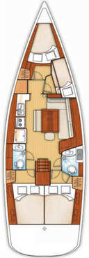 Plan Océanis 43 Seychelles