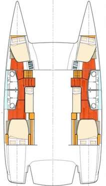 Plan catamaran Salina 48