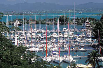 Marina Bas du Fort en Guadeloupe